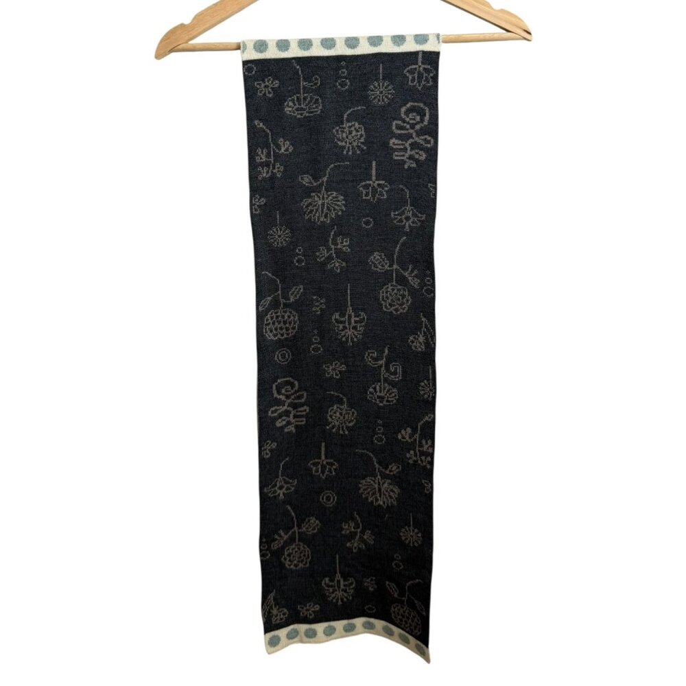 Smartwool Floral Merino‎ Wool Scarf Granola Boho